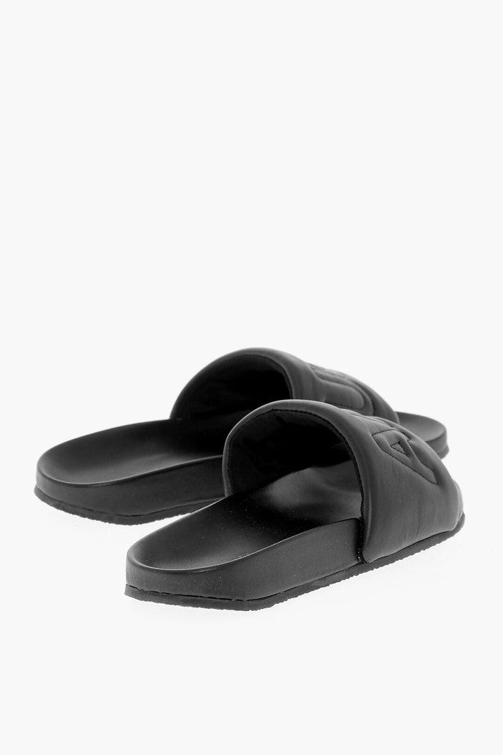 Ambush Solid Color Leather Slides