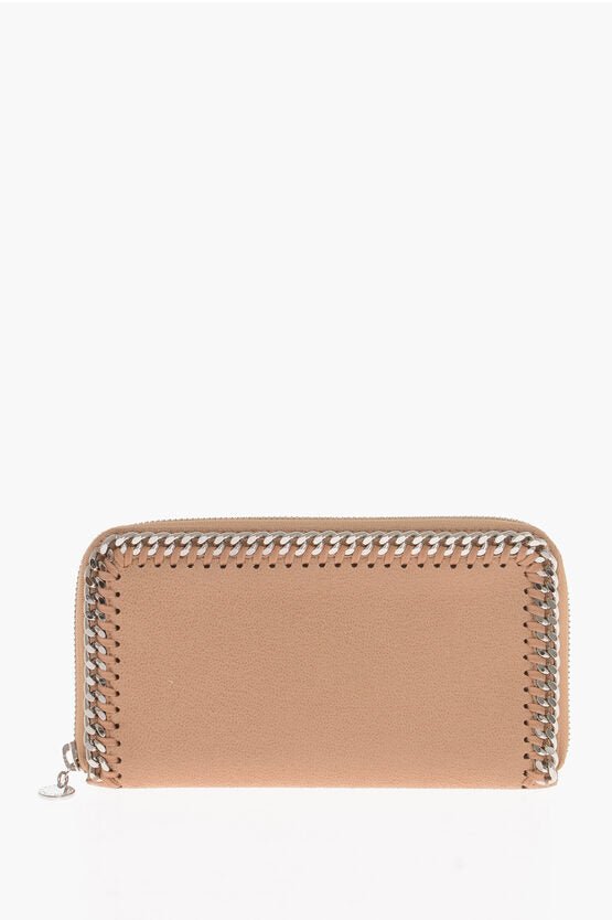 Accessories - Wallets & Card Holders - Stella McCartney Faux Leather Continental Wallet with Zip Closure - 3666015780497 - Ask Me Wear