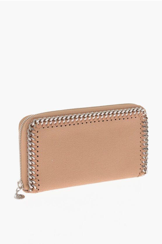 Accessories - Wallets & Card Holders - Stella McCartney Faux Leather Continental Wallet with Zip Closure - 3666015780497 - Ask Me Wear