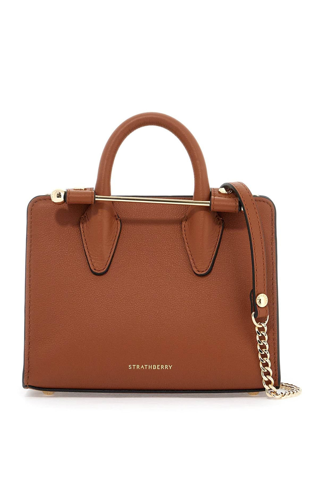 Bags - Strathberry Nano Tote Leather Bag - 242362ABS000017 - 455CH - os - Ask Me Wear