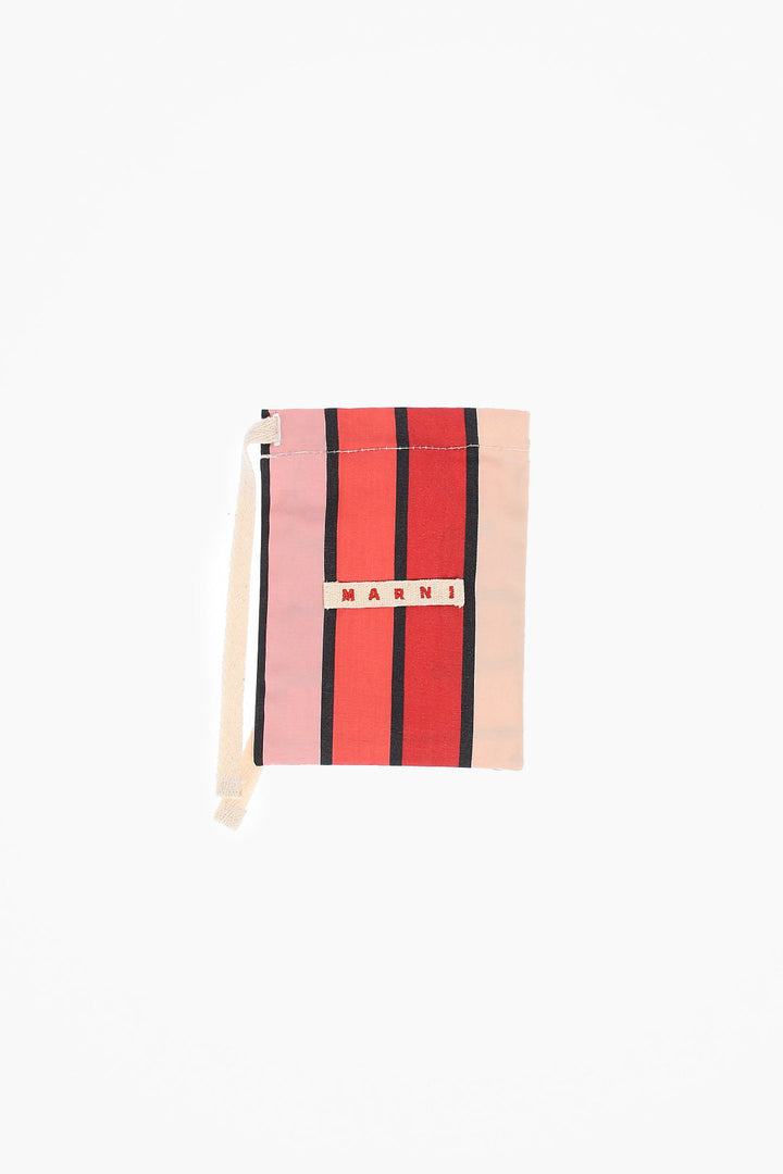 Marni Striped Cotton Face Mask Cover