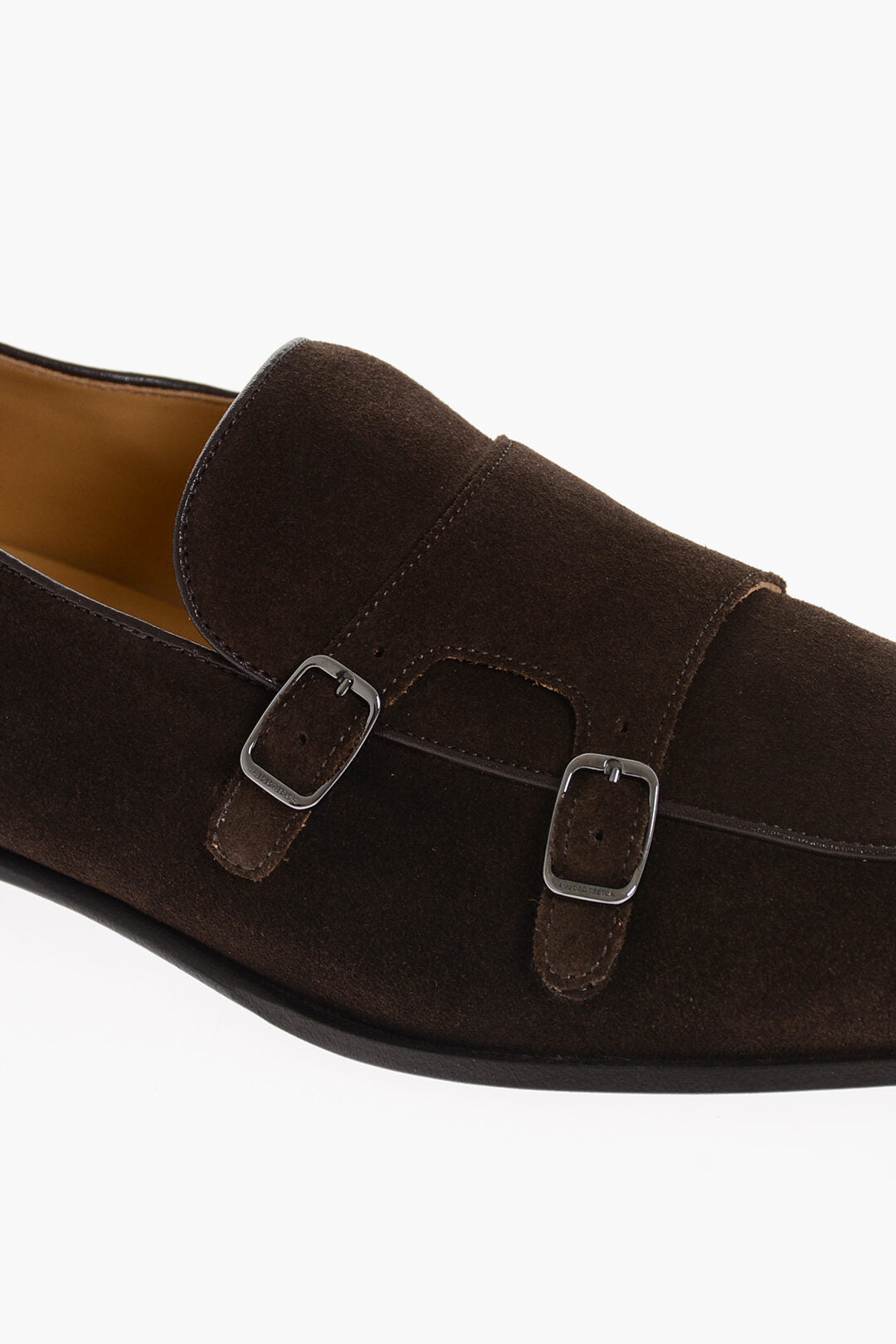 Testoni Suede Double Strap PORTONOVO Monk Shoes