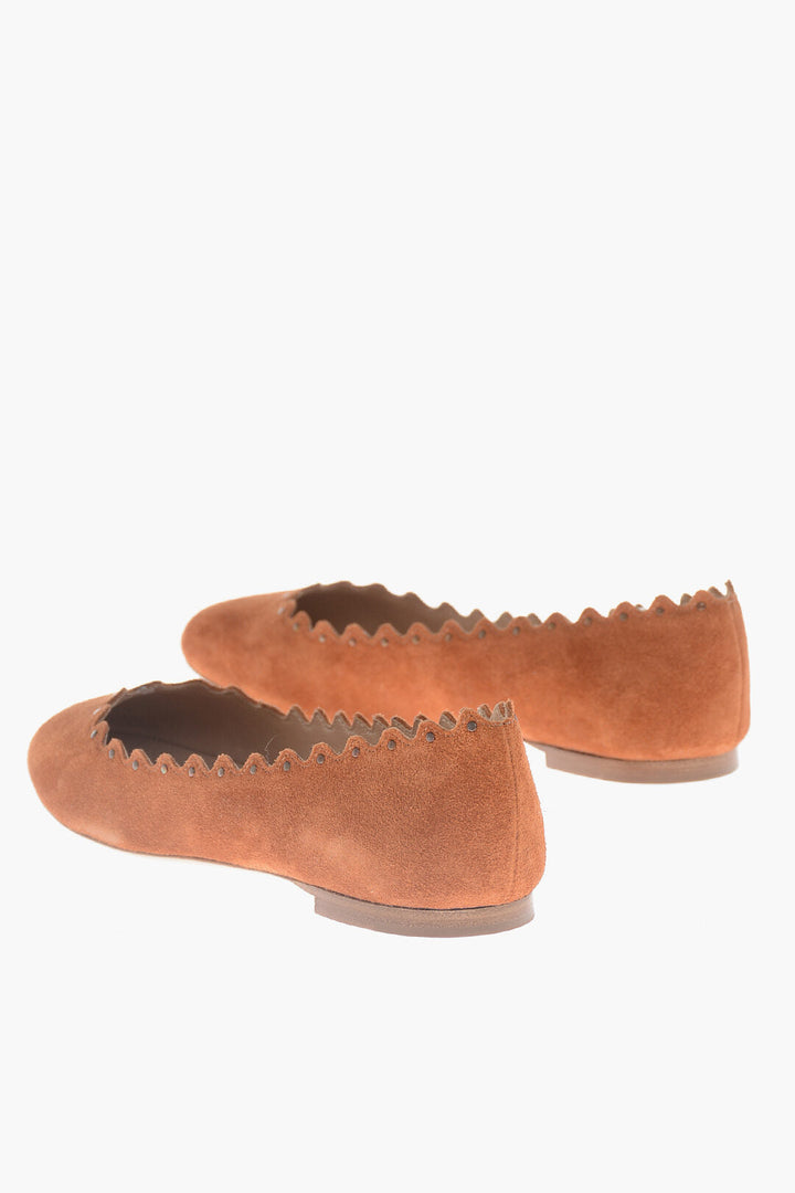 Chloe Suede Leather Ballerinas