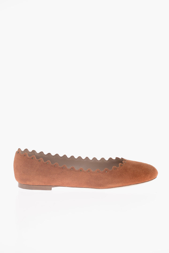 Chloe Suede Leather Ballerinas