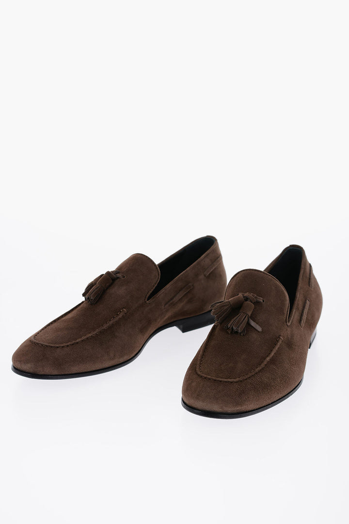 Giuseppe Zanotti Suede Leather Kiltie Loafers