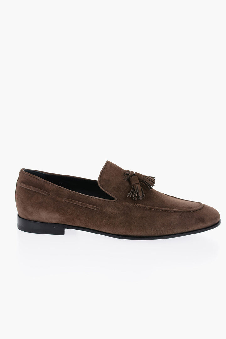 Giuseppe Zanotti Suede Leather Kiltie Loafers