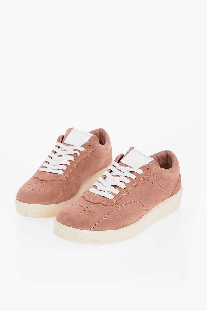 Jil Sander Suede Low-top Sneakers with Rubber Sole