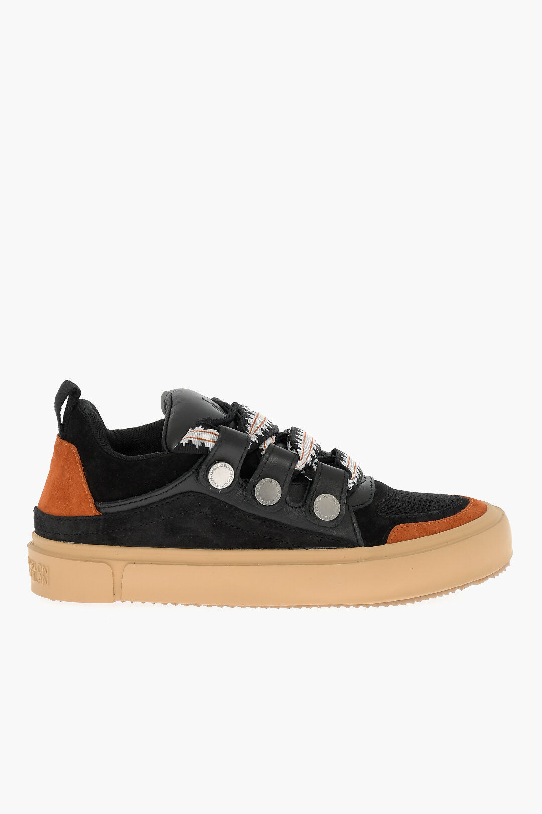 Marcelo Burlon Suede TICINELLA Low Top Sneakers with Maxi Strings