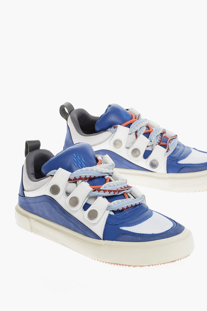 Marcelo Burlon Suede TICINELLA Sneakers with Maxi Strings