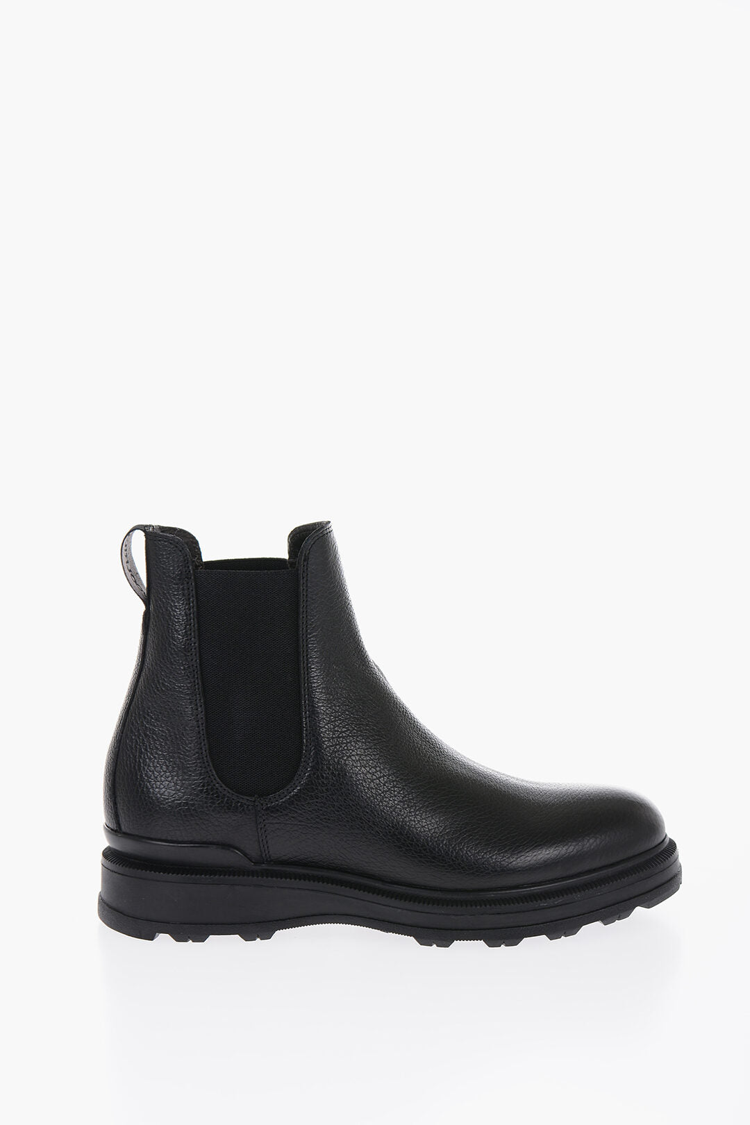 Woolrich Textured Leather Chelsea Boots