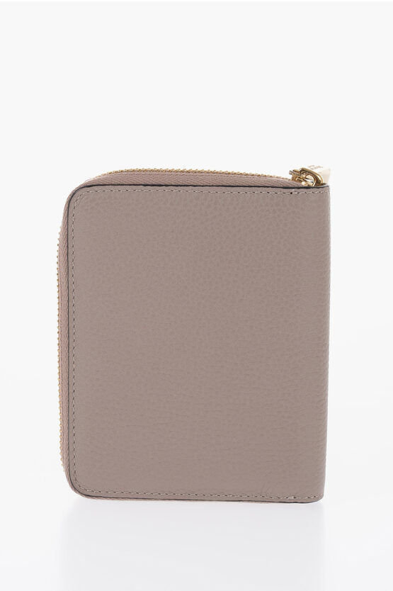 Serapian Textured Leather RUGIADA Mini Wallet