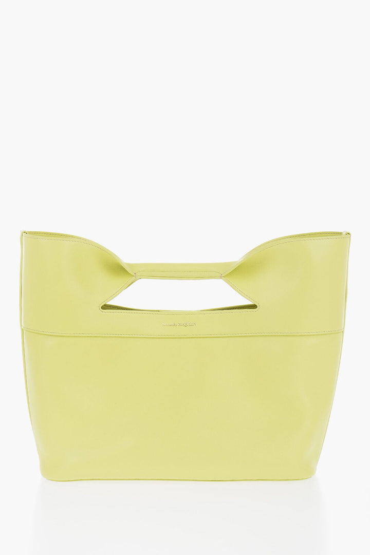 Alexander McQueen THE BOW Maxi Tote Bag with Clutch