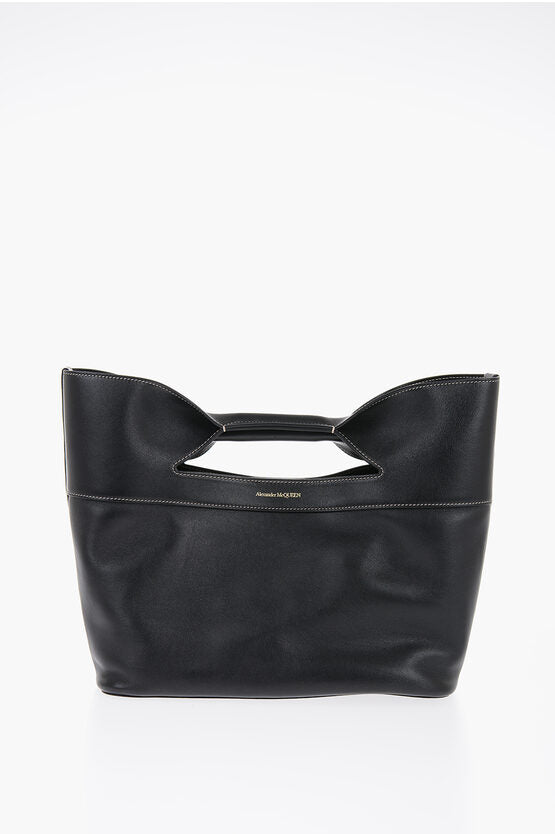 Bolso de mano THE BOW de Alexander McQueen con clutch y correa para el hombro