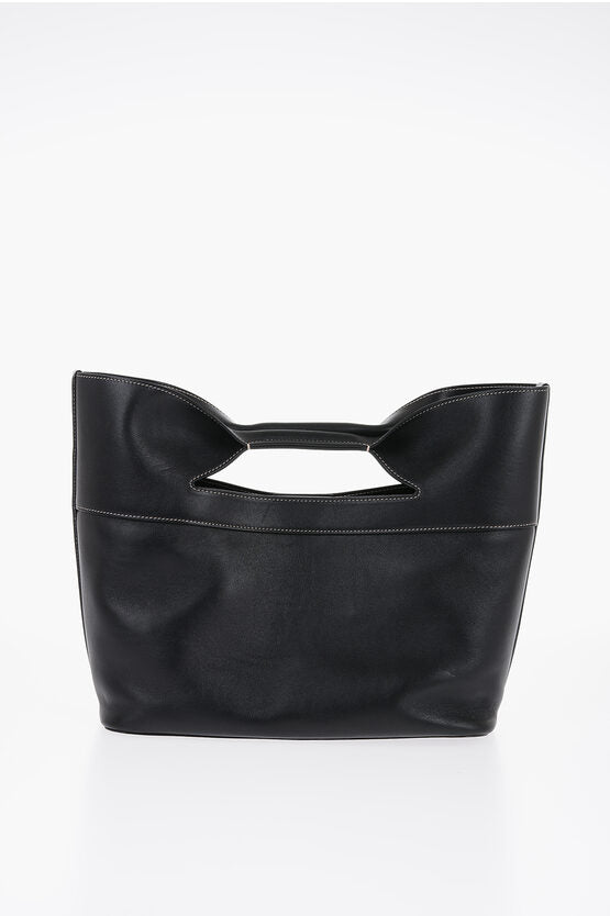 Bolso de mano THE BOW de Alexander McQueen con clutch y correa para el hombro