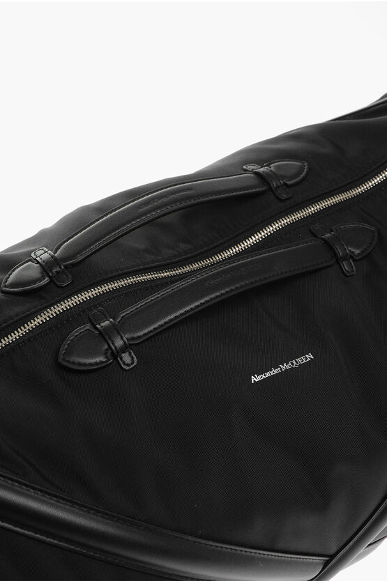 Alexander McQueen THE HARNESS Travel Bag with Leather Detailing