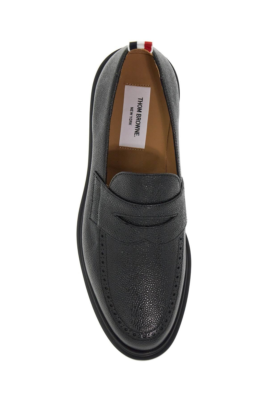 Shoes - Thom Browne Leather Loafers - 242976LMO000001 - 001 - 10 - Ask Me Wear