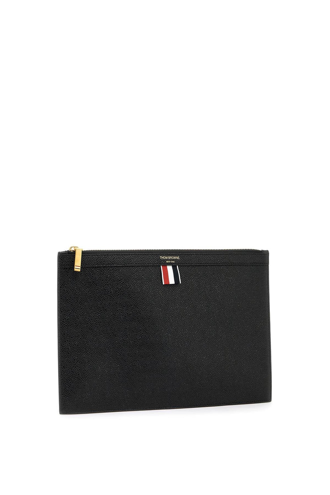 Bags - Thom Browne Leather Small Document Holder - 242976FPO000002 - 001 - os - Ask Me Wear