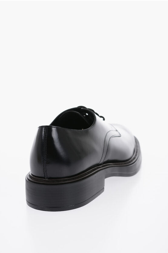 Shoes - Tod's Brushed Leather Derby Shoes - 000201231315 - Ask Me Wear