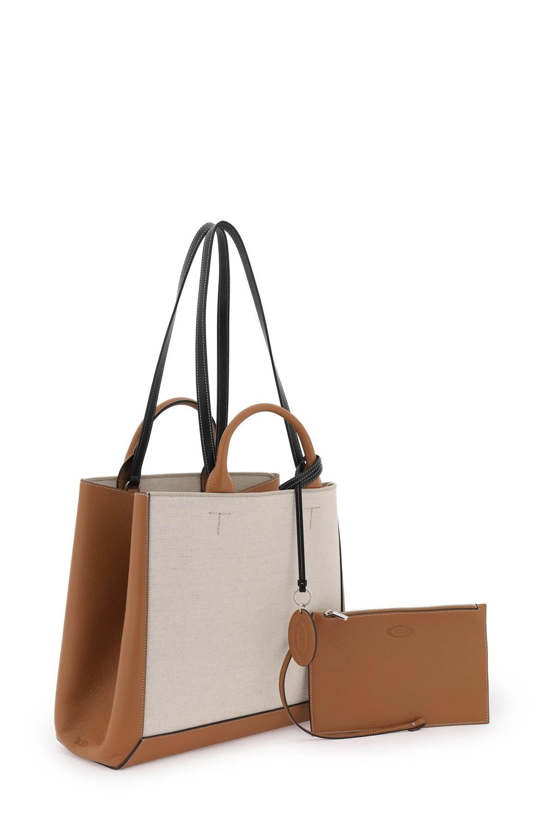 Bags - Tod's Canvas & Leather Tote Bag - 241727ABS000005 - 8O14 - os - Ask Me Wear