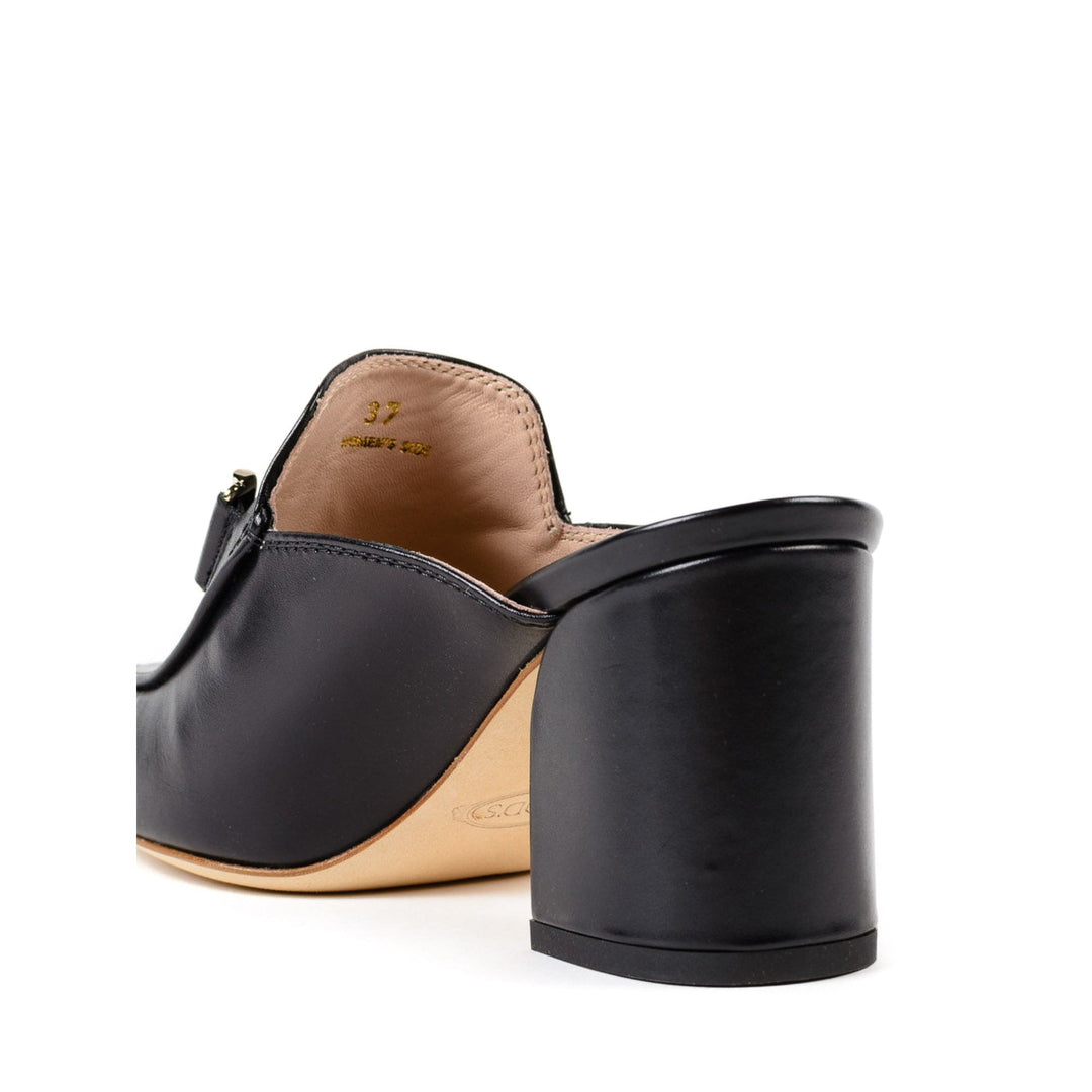 Shoes - Tod's Double T Leather Mules - 13493680104 - Ask Me Wear