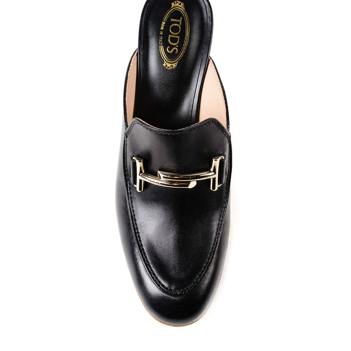 Shoes - Tod's Double T Leather Mules - 13493680104 - Ask Me Wear