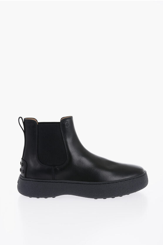 Shoes - Tod's Leather Chelsea Boots - 1420000638956 - Ask Me Wear