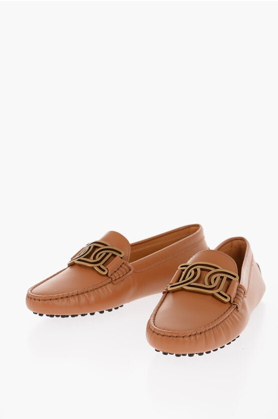 Shoes - Tod's Leather Loafers with Logoed Buckle - 016821110504YQ. IT0196417 - Ask Me Wear