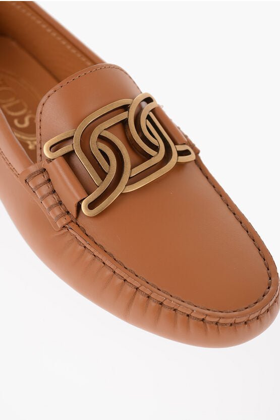 Shoes - Tod's Leather Loafers with Logoed Buckle - 016821110504YQ. IT0196417 - Ask Me Wear