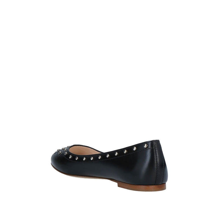 Shoes - Tod's Metal Studded Leather Ballerinas - 13641651604 - Ask Me Wear