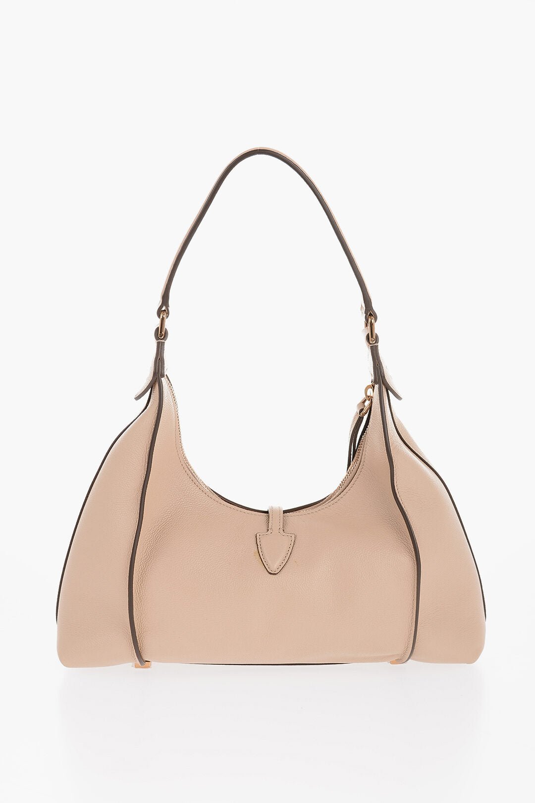 Bags - Tod's Solid Color Leather Hobo Bag - 1430000679637 - Ask Me Wear