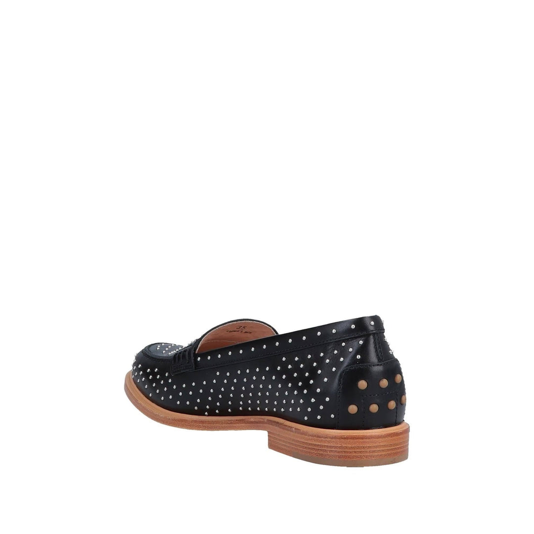 Shoes - Tod's Studded Leather Loafers - 13527110304 - Ask Me Wear