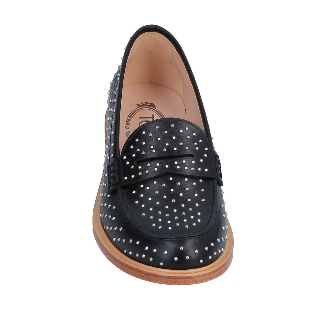 Shoes - Tod's Studded Leather Loafers - 13527110304 - Ask Me Wear