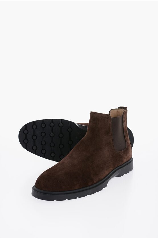 Shoes - Tod's Suede Leather Chelsea Boots - 900270851349 - Ask Me Wear