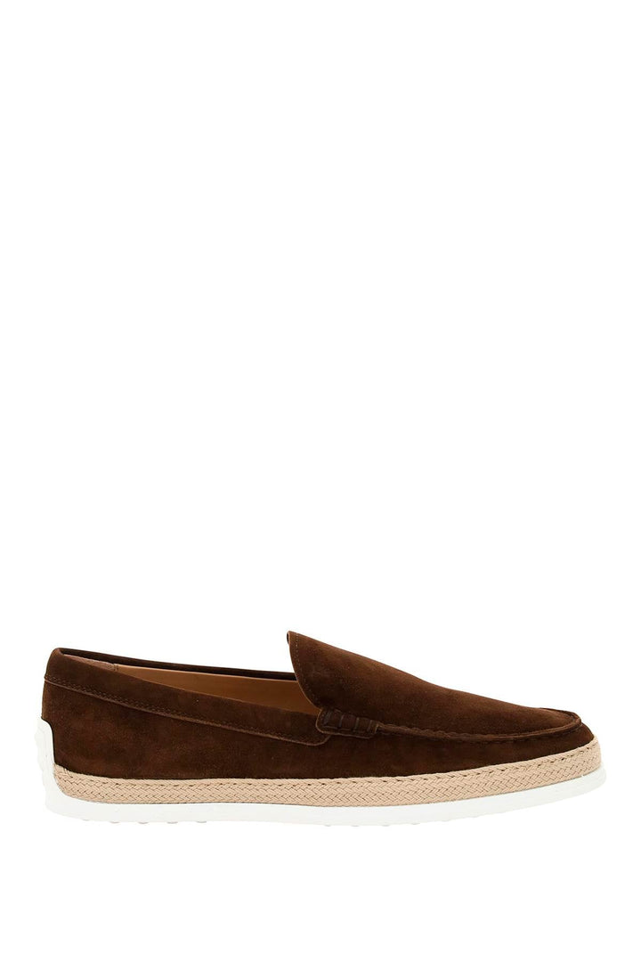 Shoes - Tod's Suede Slip - On With Rafia Insert - 241727LMO000004 - S610 - 10 - Ask Me Wear