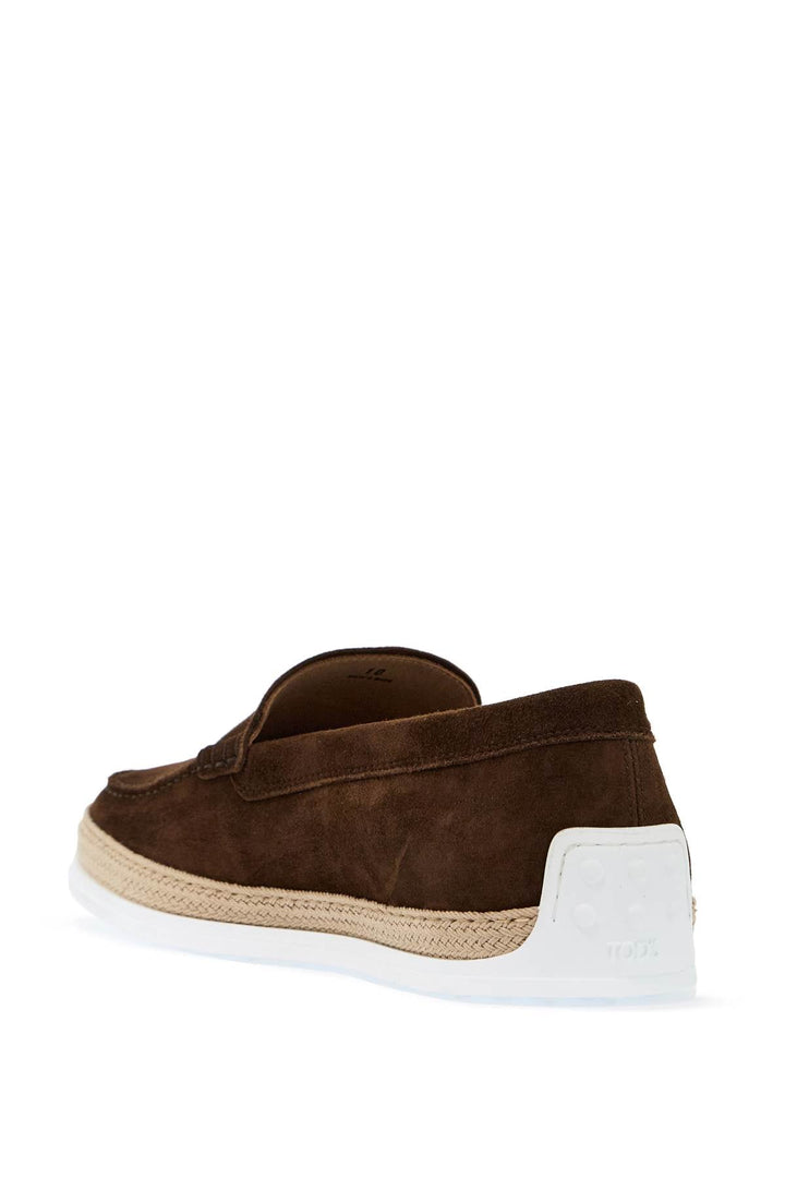 Shoes - Tod's Suede Slip - On With Rafia Insert - 242727LMO000001 - S610 - 6 - Ask Me Wear