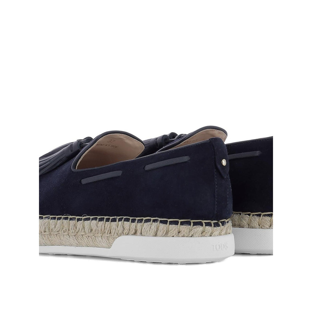 Shoes - Tod's Tassel Detail Suede Loafers - 13657421504 - Ask Me Wear