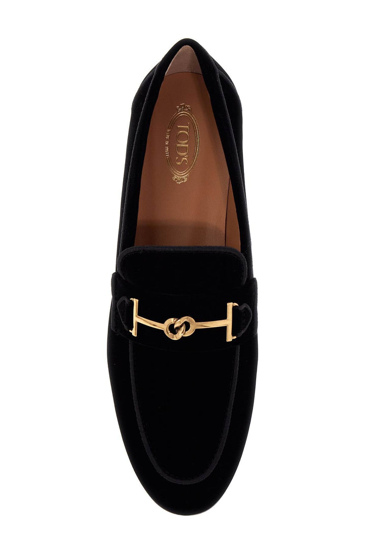 Shoes - Tod's Velvet Loafers For - 242727NMO000015 - B999 - 35 - Ask Me Wear