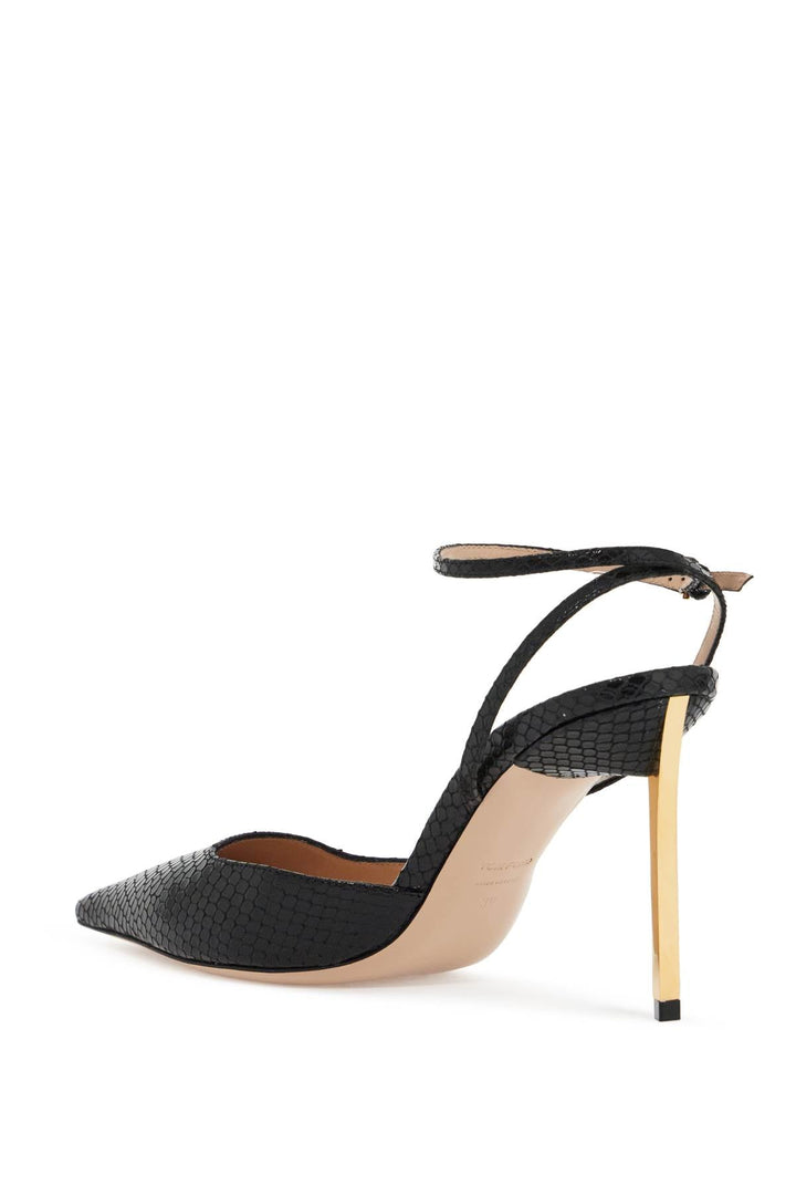 Shoes - Tom Ford Cocco Print Slingback Décol - 242390NDE000001 - 1N001 - 36 - Ask Me Wear