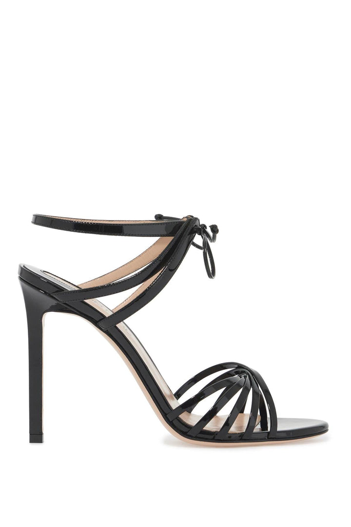 Shoes - Tom Ford Glossy Sandals With Criss - Cross - 242390NSD000001 - 1N001 - 38 - Ask Me Wear