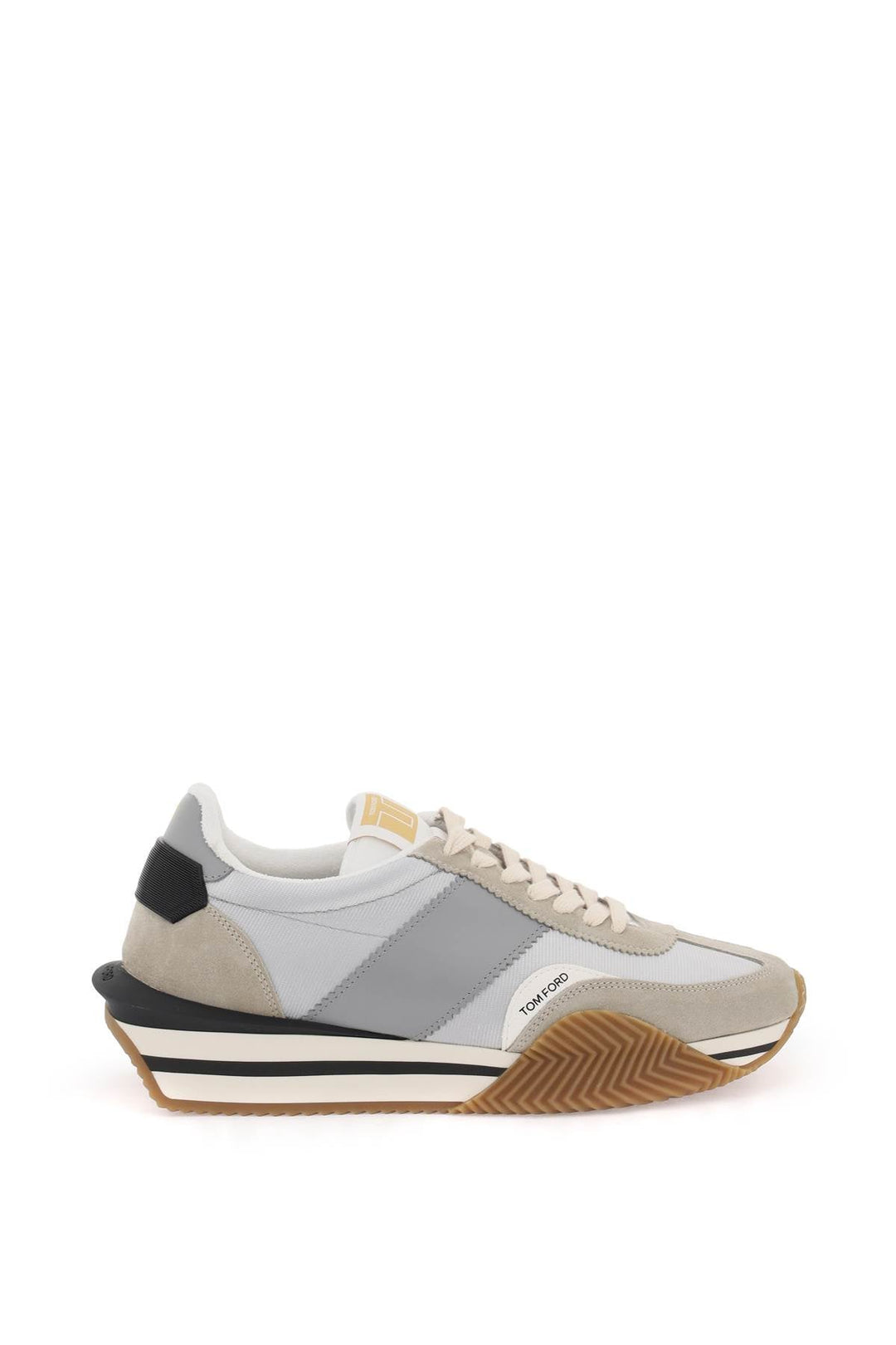 Shoes - Tom Ford James Sneakers In Lycra And Suede Leather - 241390LSN000002 - 3GW02 - 10 - Ask Me Wear