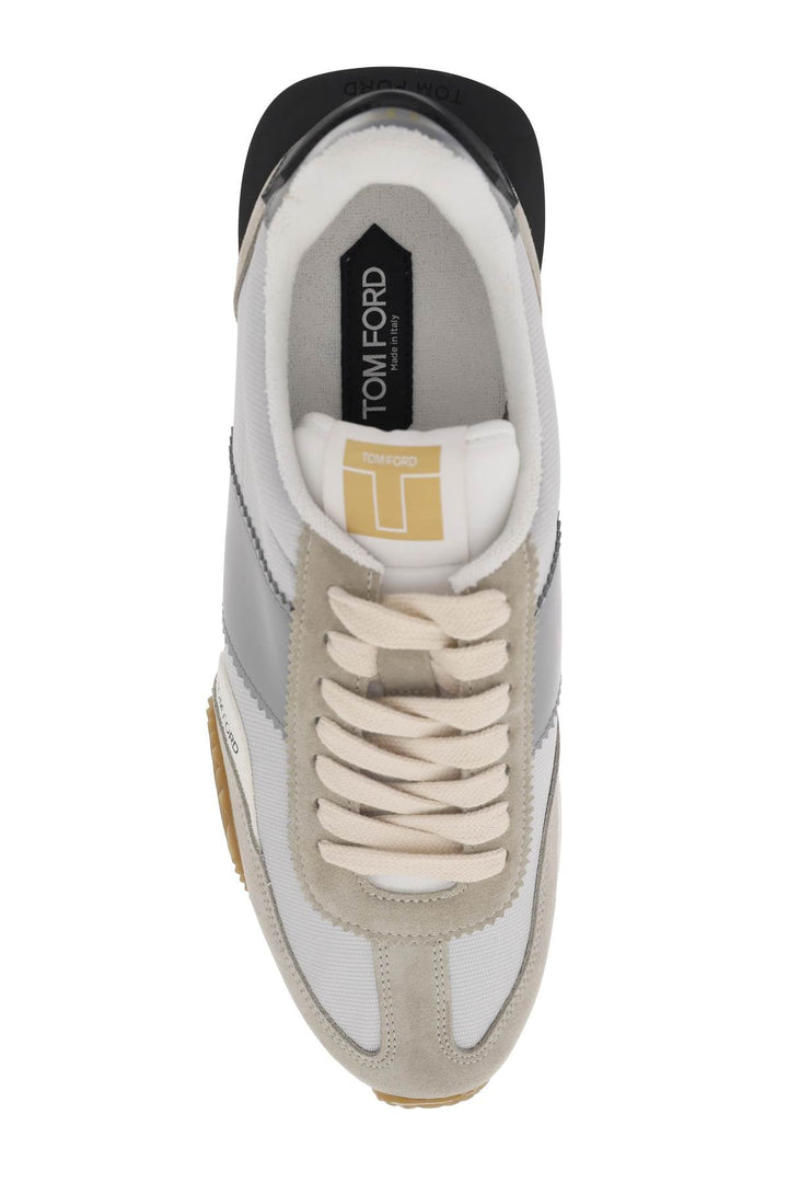 Shoes - Tom Ford James Sneakers In Lycra And Suede Leather - 241390LSN000002 - 3GW02 - 10 - Ask Me Wear