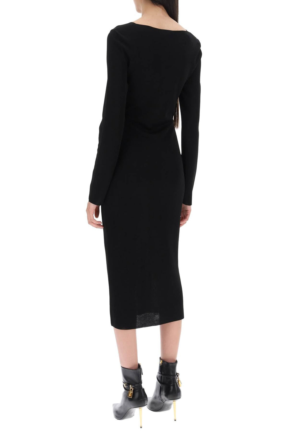 Other - Tom Ford Knitted Midi Dress With Cut - Outs - 232390DAB000001 - LB999 - m - Ask Me Wear