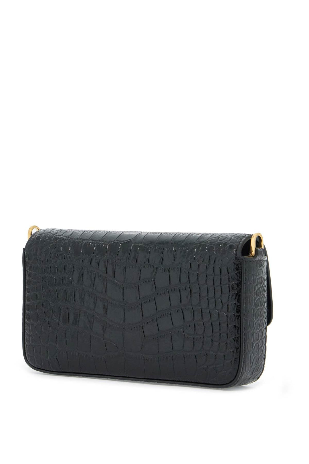 Bags - Tom Ford Mini Wallis Crocodile Print Leather Bag - 242390ABS000005 - 1N001 - os - Ask Me Wear