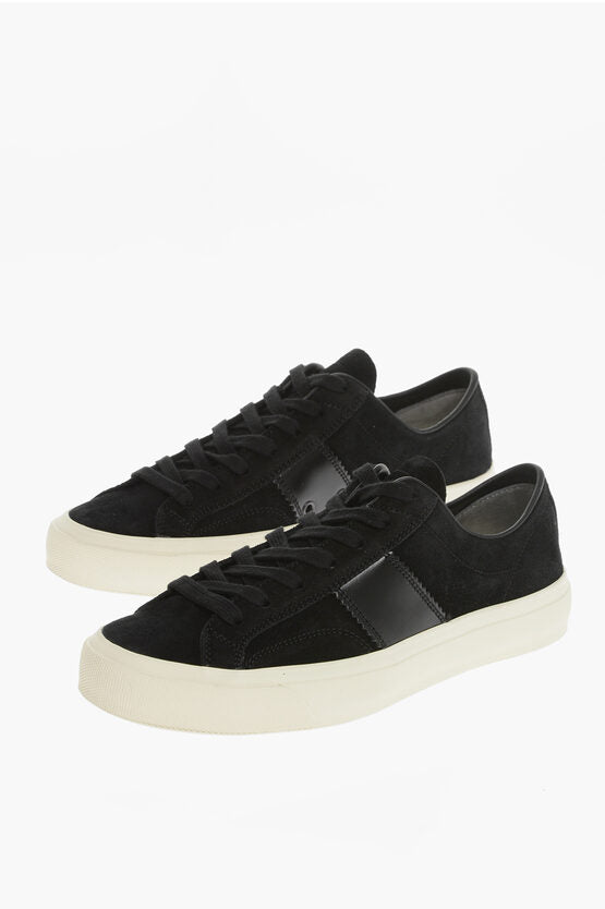 Shoes - Tom Ford Suede Low - Top Sneakers - 7613352879557 - Ask Me Wear