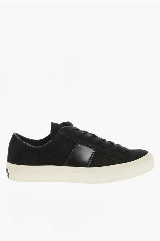 Shoes - Tom Ford Suede Low - Top Sneakers - 7613352879557 - Ask Me Wear