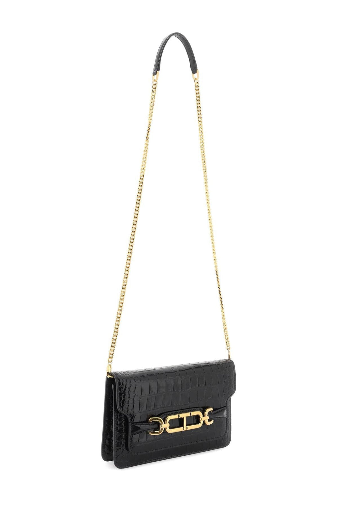 Bags - Tom Ford Whitney Crocodile Print Shoulder Bag. - 241390ABS000004 - 1N001 - os - Ask Me Wear