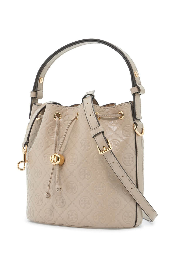 Bags - Tory Burch Ma\n\nmonogram T Bucket Bag With - 242757ABS000051 - 200FC - os - Ask Me Wear