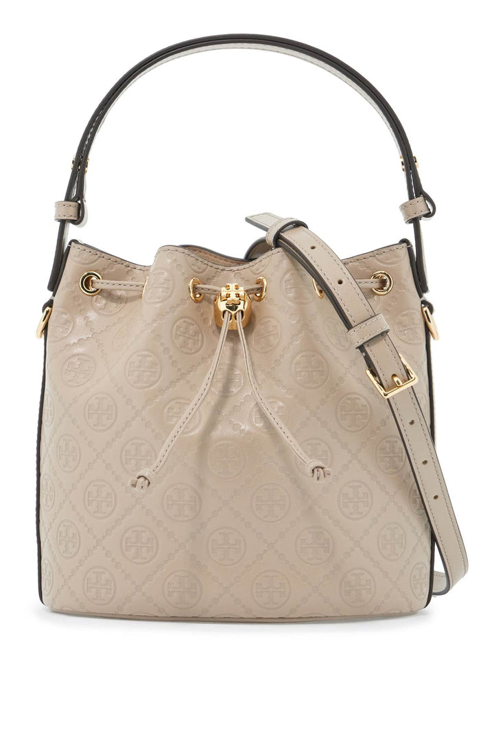 Bags - Tory Burch Ma\n\nmonogram T Bucket Bag With - 242757ABS000051 - 200FC - os - Ask Me Wear