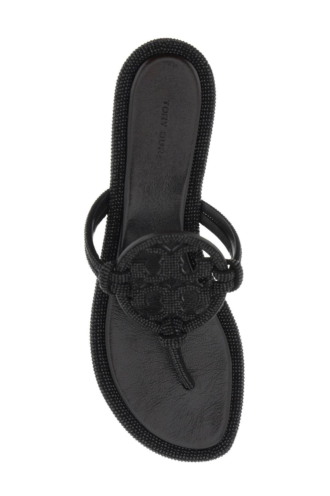 Shoes - Tory Burch Pavé Leather Thong Sandals - 241757NFL000005 - 001P - 10,5 - Ask Me Wear