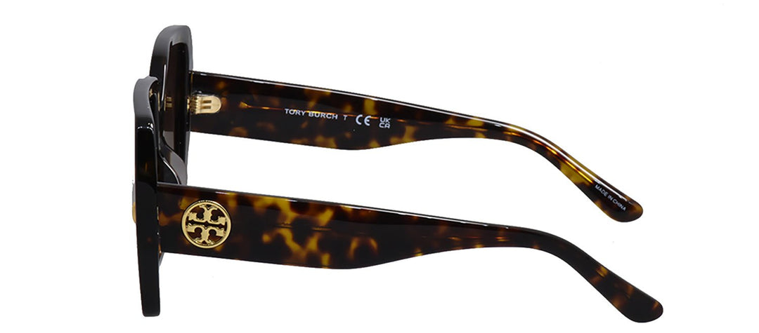 Tory BurchSunglasses - Tory Burch TY 7191U 172813 Square Plastic Tortoise Sunglasses with Brown Gradient Lens - TY_7191U_172813_54mm - Ask Me Wear